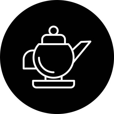 Çaydanlık Satırı Tersine Çevrilmiş Simge