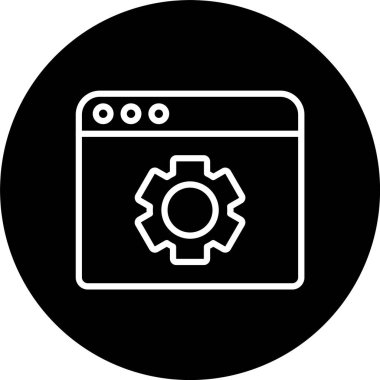 Web Tarayıcı Satırı Tersine Çevrilmiş Simge