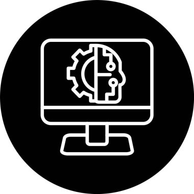 Cyborg Satır Tersine Döndürülmüş Simge