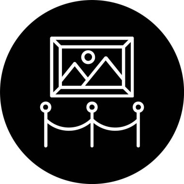 Sanat Galerisi Satırı Tersine Çevrilmiş Simge