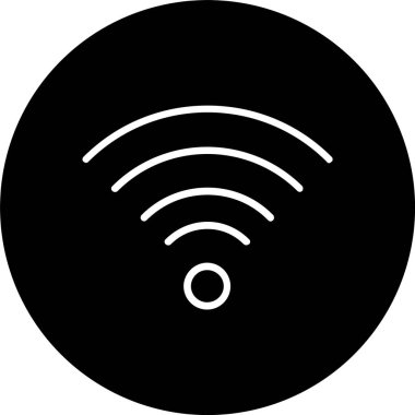 Wifi Satırı Tersine Çevrilmiş Simge