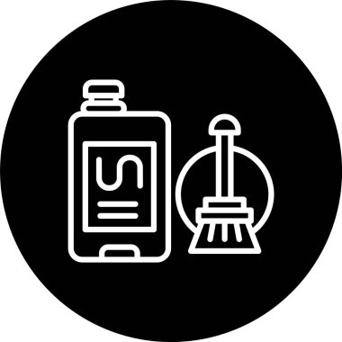 Temizleyici Satırı Tersine Çevrilmiş Simge