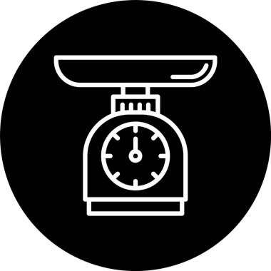 Mutfak Ölçeklendirme Satırı Tersine Çevrilmiş Simge