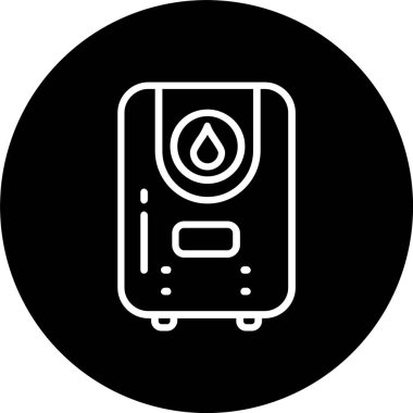 Su ısıtıcısı Hattı Tersine Çevrilmiş Simge