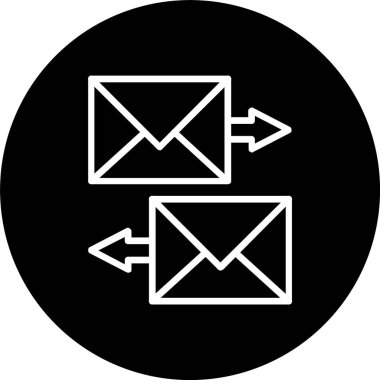 Posta Satırını Değiştir Tersine Çevrilmiş Simge