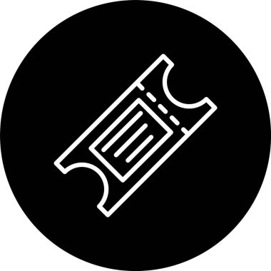 Bilet Satırı Tersine Çevrilmiş Simge