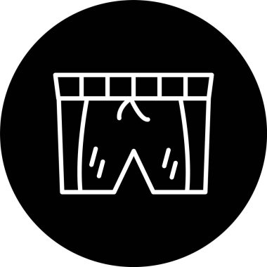 Futbol Kısa Çizgisi Tersine Döndürülmüş Simge