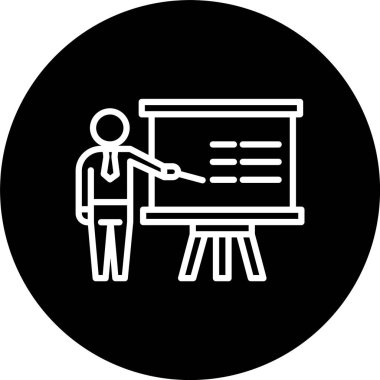 Sunum Satırı Tersine Çevrilmiş Simge