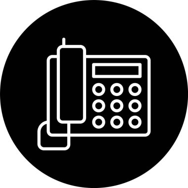 Telefon Hattı Tersine Çevrilmiş Simge