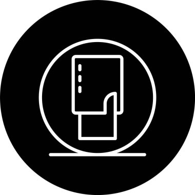 Amonestation Satırı Tersine Çevrilmiş Simge