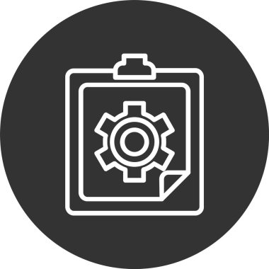 Pano Satırı Tersine Çevrilmiş Simge