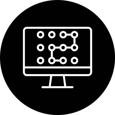 Desen Satırı Tersine Döndürülmüş Simge