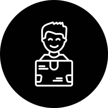 Teslimatçı Satırı Tersine Çevrilmiş Simge