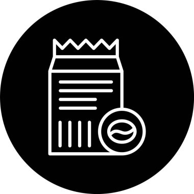 Anında Kahve Hattı Ters Döndürülmüş Simge