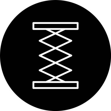 Araba Jack Hattı Tersine Çevrilmiş Simge