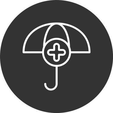 Tıbbi Sigorta Satırı Tersine Çevrilmiş Simge