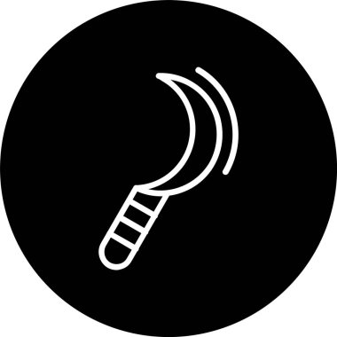 Orak Çizgisi Tersine Çevrilmiş Simge