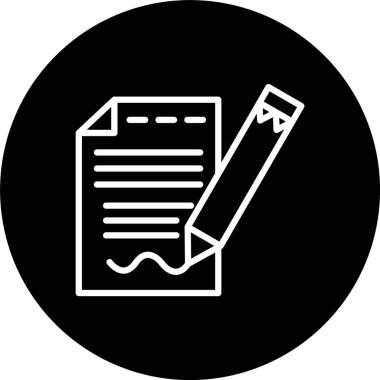 İmza Sözleşmesi Satırı Tersine Çevrilmiş Simge