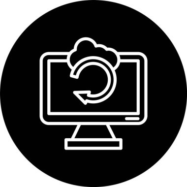 Yedekleme Satırı Tersine Çevrilmiş Simge