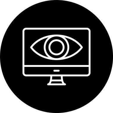 Göz Satırı Tersine Çevrilmiş Simge