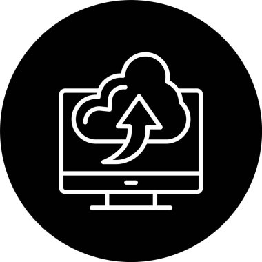 Bulut Hesaplama Satırı Tersine Çevrilmiş Simge