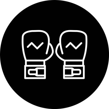 Boks Eldivenleri Satırı Ters Simgesi