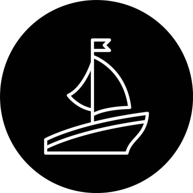 Gemi Satırı Tersine Çevrilmiş Simge