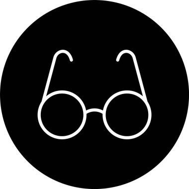 Gözlük Çizgisi Tersine Çevrilmiş Simge