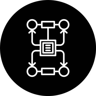 Bağlantı Satırını Tersine Çevir Simgesi