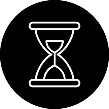 Kum Saati Satırı Tersine Çevrilmiş Simge