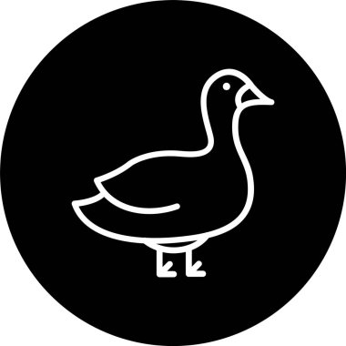 Kaz Çizgisi Tersine Döndürülmüş Simge