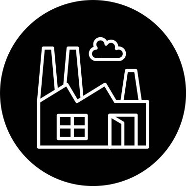 Fabrika Satırı Tersine Çevrilmiş Simge