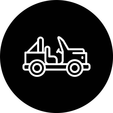 Jeep Hattı Tersine Çevrilmiş Simge