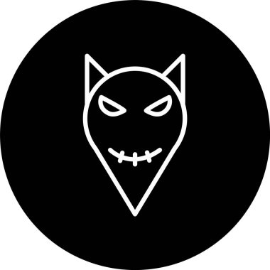 Hayalet Satırı Tersine Çevrilmiş Simge