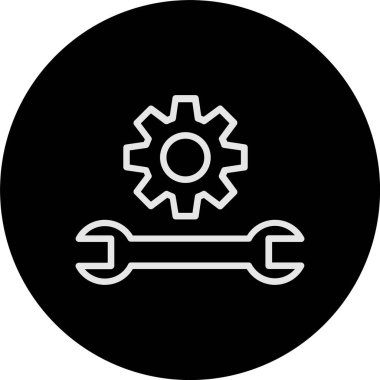 Bakım Satırı Tersine Çevrilmiş Simge