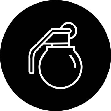 El Bombası Satırı Tersine Çevrilmiş Simge