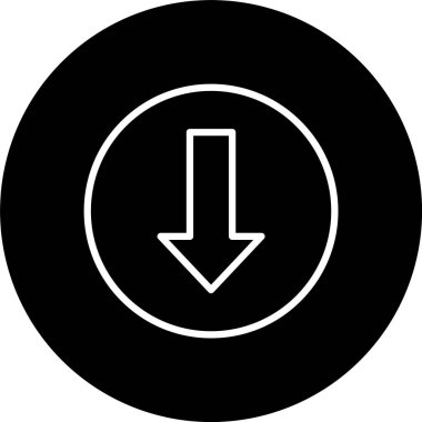 Satır Tersine İndirilmiş Simge İndir