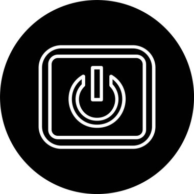 Güç Düğmesi Satırı Tersine Çevrilmiş Simge