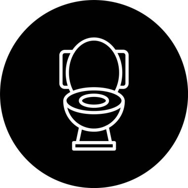 Tuvalet Hattı Tersine Çevrilmiş Simge