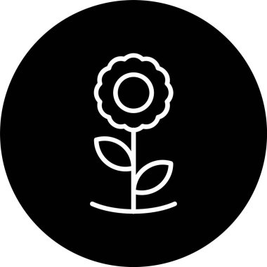 Bitki Hattı Tersine Döndürülmüş Simge