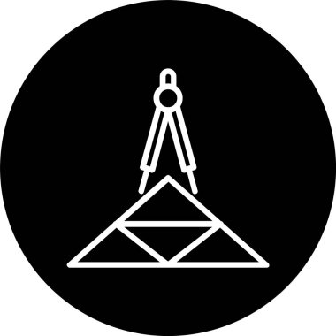 Geometri Satırı Tersine Çevrilmiş Simge