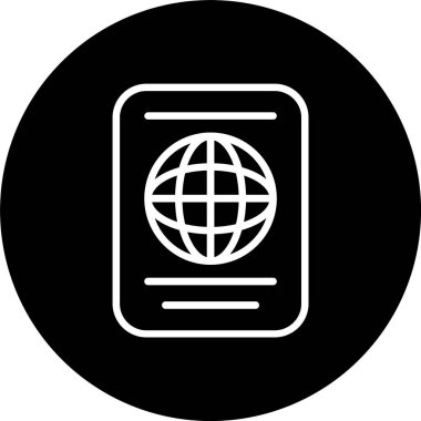 Pasaport Satırı Tersine Çevrilmiş Simge