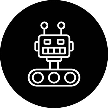 Robot Satırı Tersine Çevrilmiş Simge