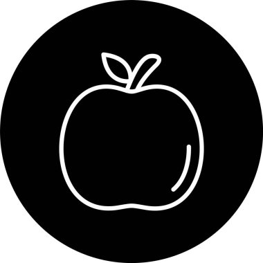 Apple Satırı Tersine Döndürülmüş Simge