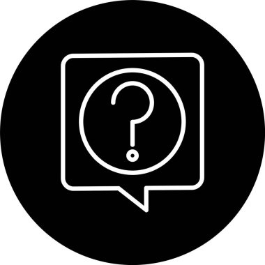 Soru Satırı Tersine Döndürülmüş Simge