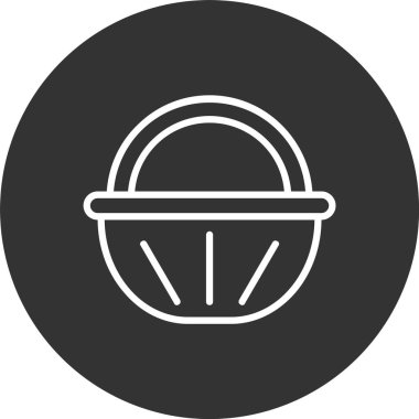 Yiyecek Sepeti Hattı Tersine Çevrilmiş Simge