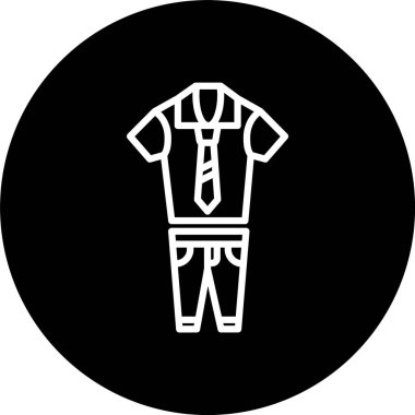 Üniforma Satırı Tersine Döndürülmüş Simge