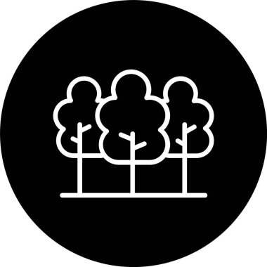 Orman Satırı Tersine Çevrilmiş Simge