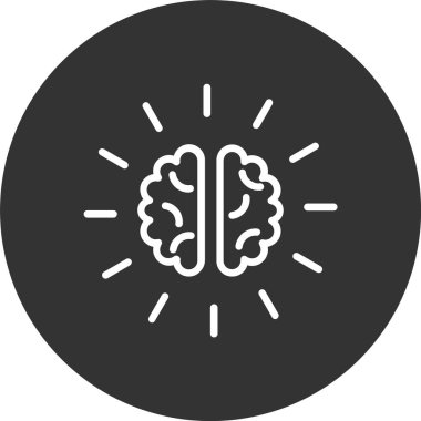 Beyin Çizgisi Tersine Çevrilmiş Simge