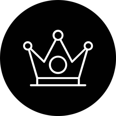 Crown Çizgisi Tersine Çevrilmiş Simge